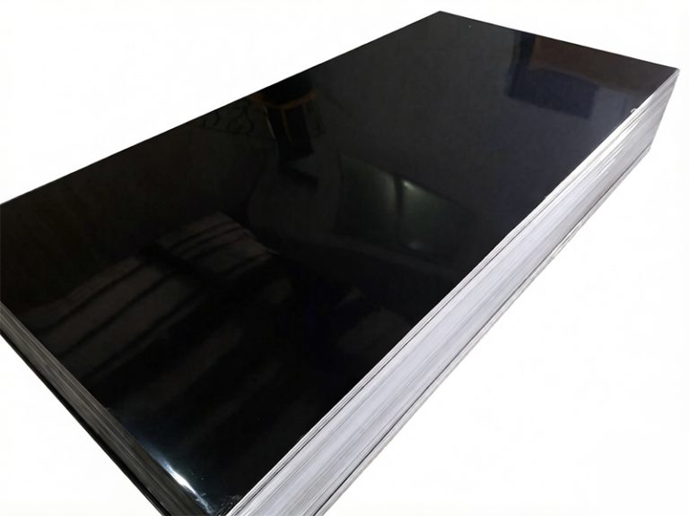 black aluminum sheet