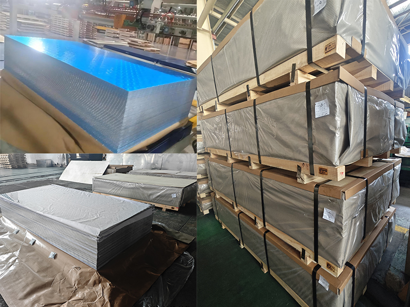 package of 5 bar aluminum tread plate